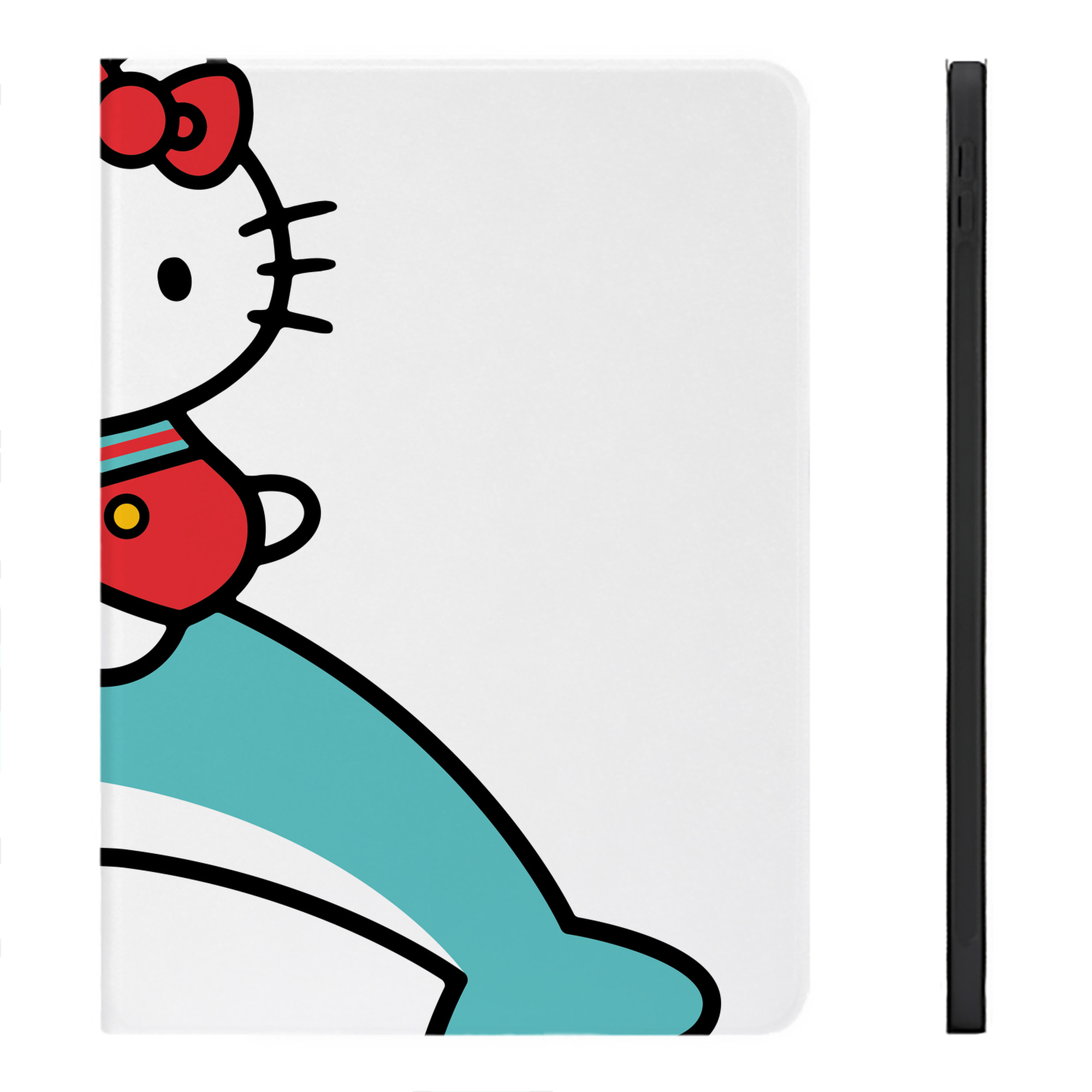 （画像用） Hello Kitty ハローキティ IPadケース ペンホルダー付き ブックスタイルデザイン